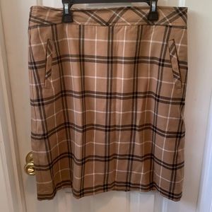 Plaid skirt
